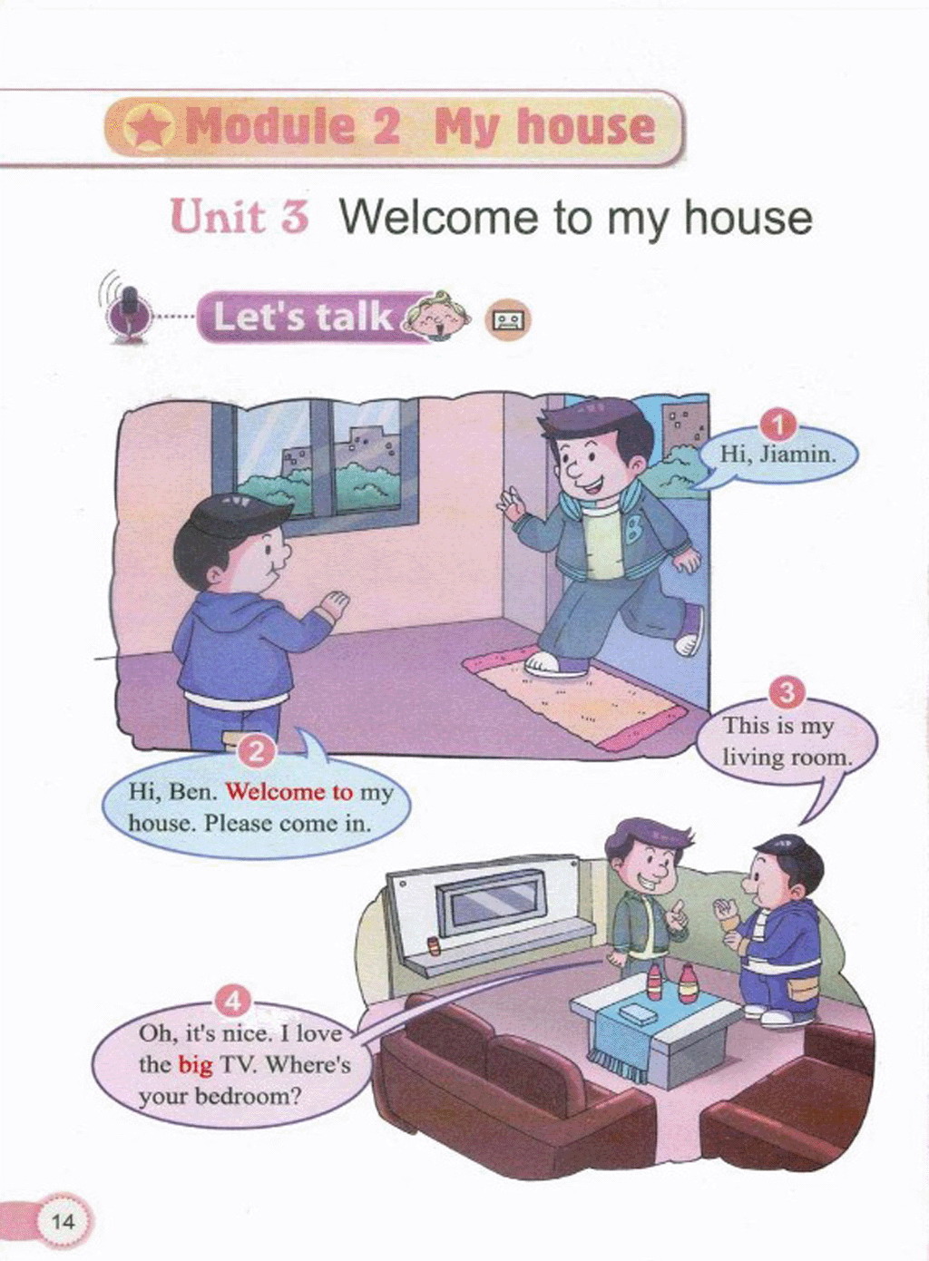 Unit 3 Let's talk电子课本