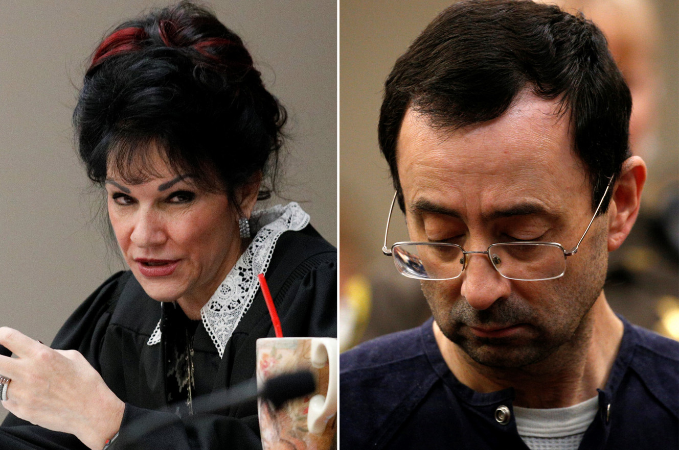 Circuit Court Judge Rosemarie Aquilina addresses Larry Nassar.