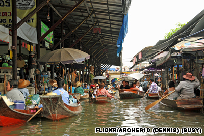 Damnoen Saduak Floating Market, Bangkok