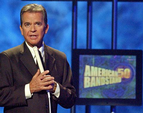 Dick Clark, host of the American Bandstand television show (2002 file photo)